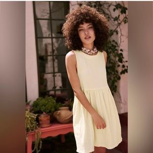 New Free People FP Beach I’m Still Obsessed Sleeveless Cream Casual Dress Medium